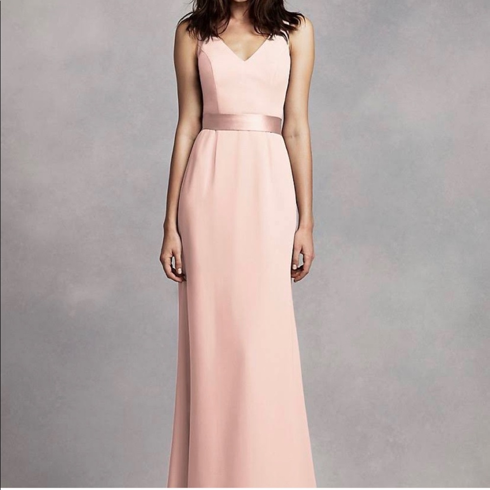 White by Vera Wang Bridesmaid Dress - Blush
